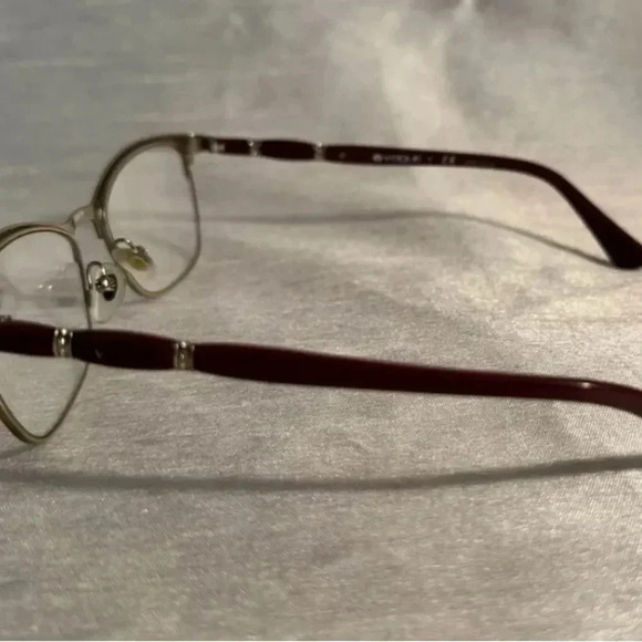 VOGUE VO3987B 986 Eyeglasses Frame 5216135 Burgundy/gold Rhinestones Grannycore - Picture 2 of 7